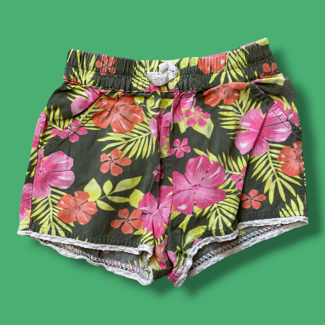Floral George Shorts, 3T