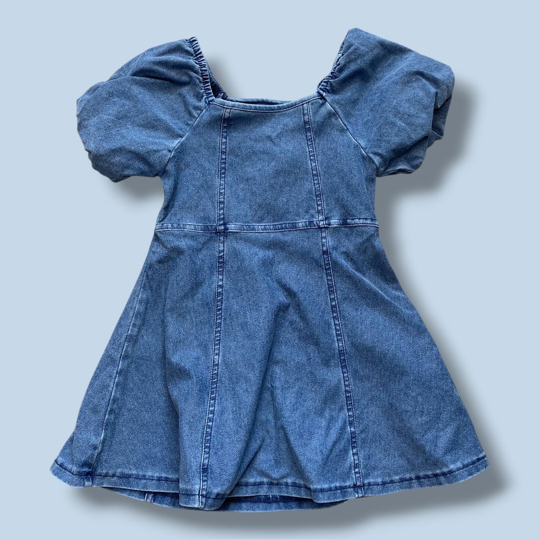 Blue H&amp;M Denim Dress, 18-24m