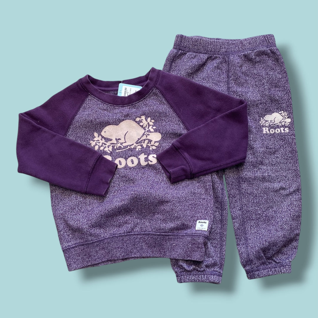 Purple Roots 2 piece Set, 5Y