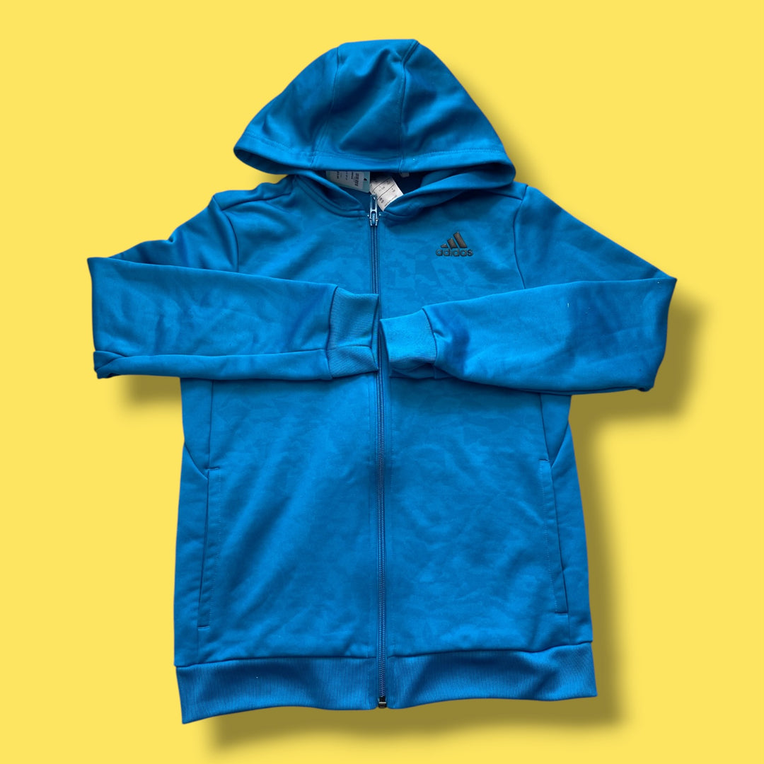 Blue Adidas Zip Up, 11-12Y