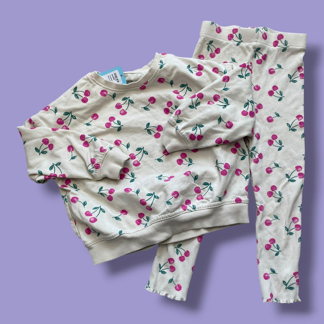 Cherries George 2 piece set, 4Y