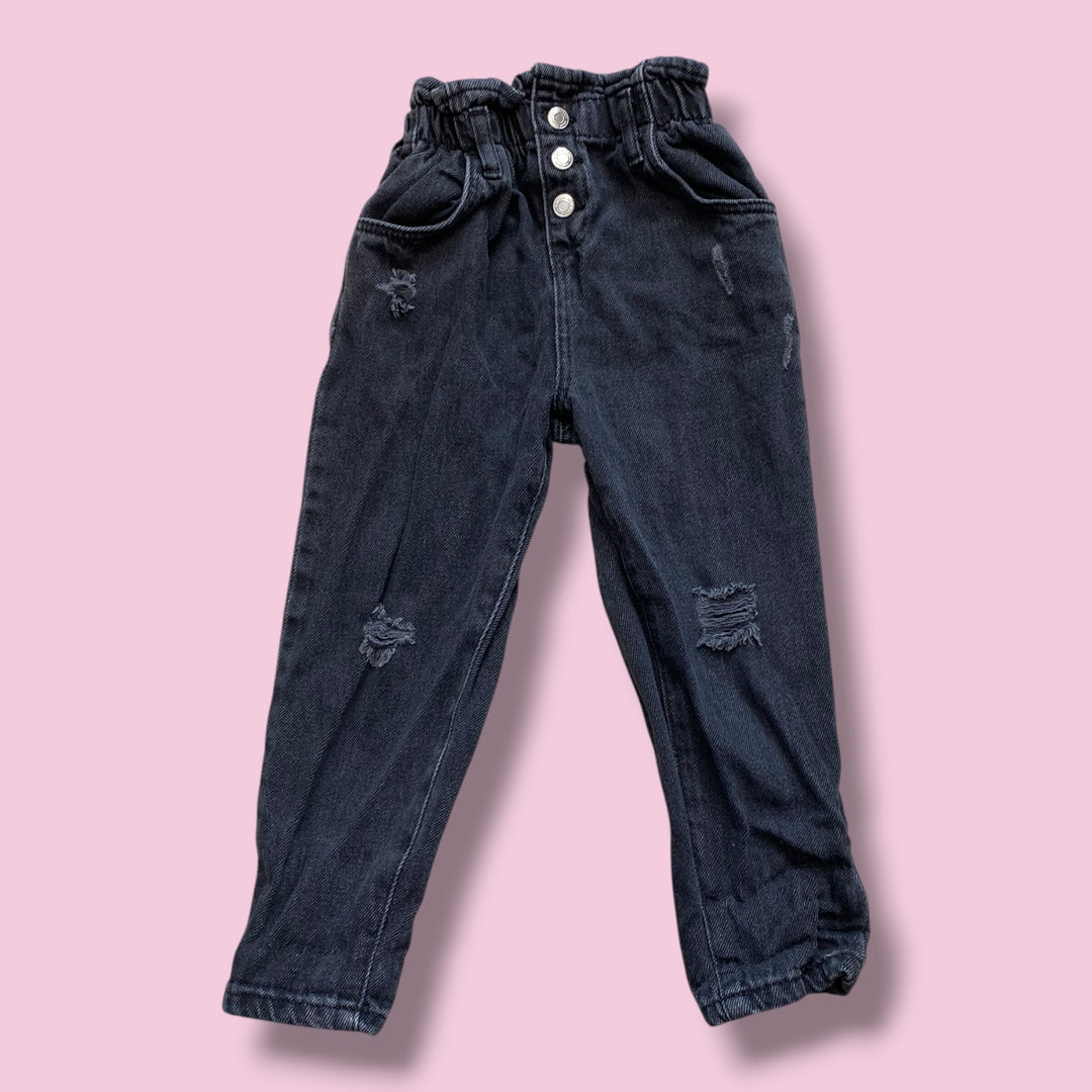 Black Zara Denim, 3-4Y