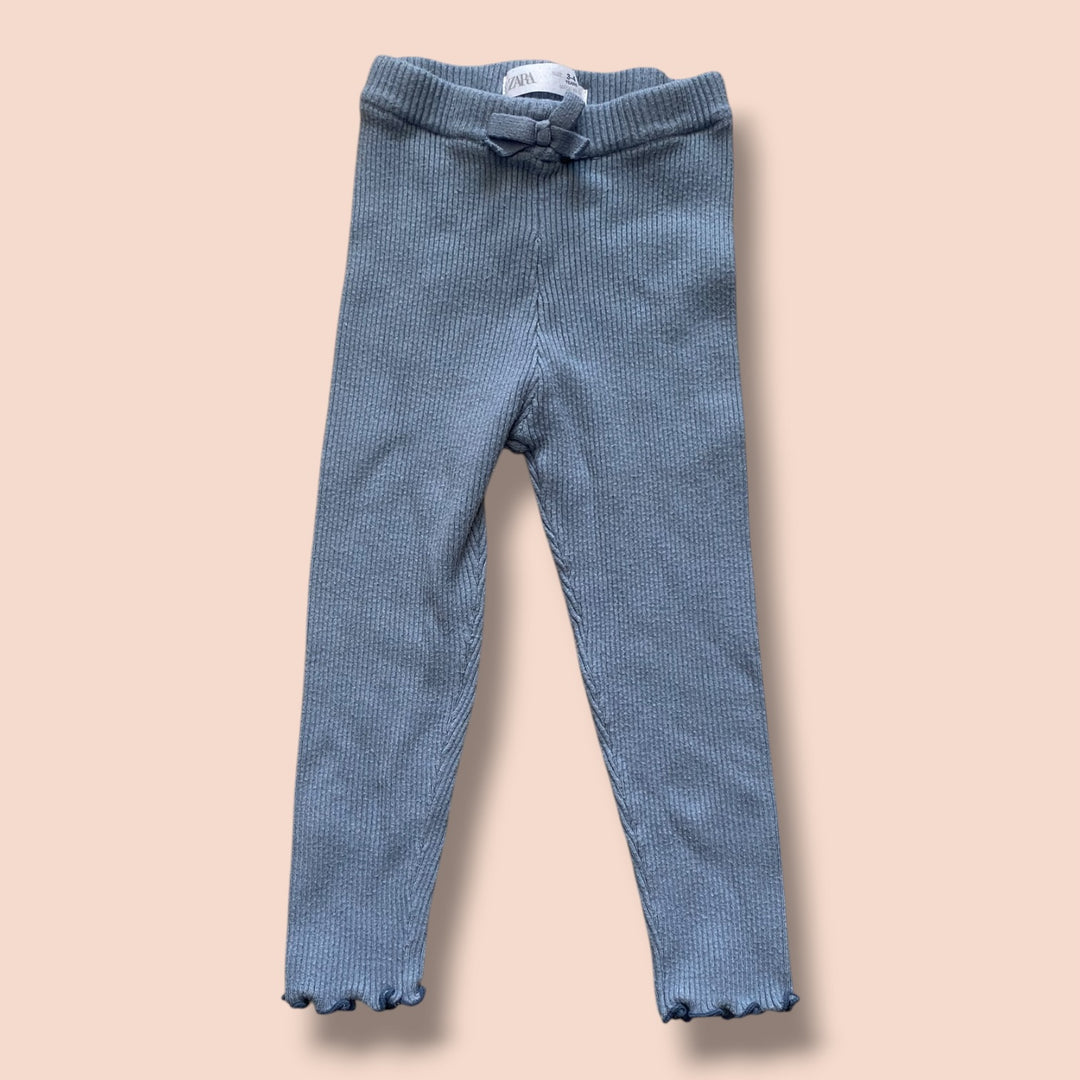 Blue Zara Legging *some pilling, 3-4Y