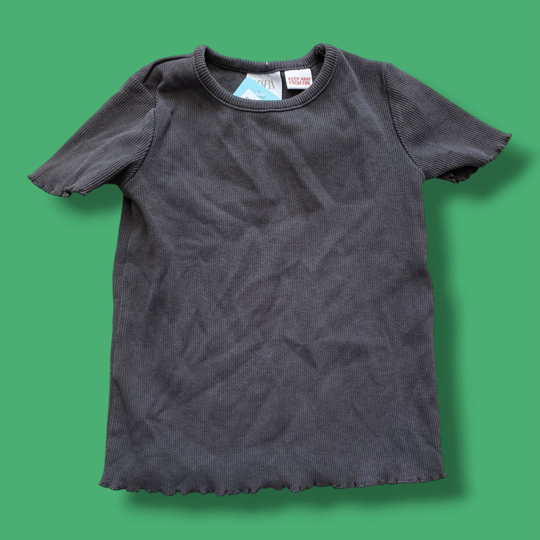 Grey Zara Ribbed, 2-3yY