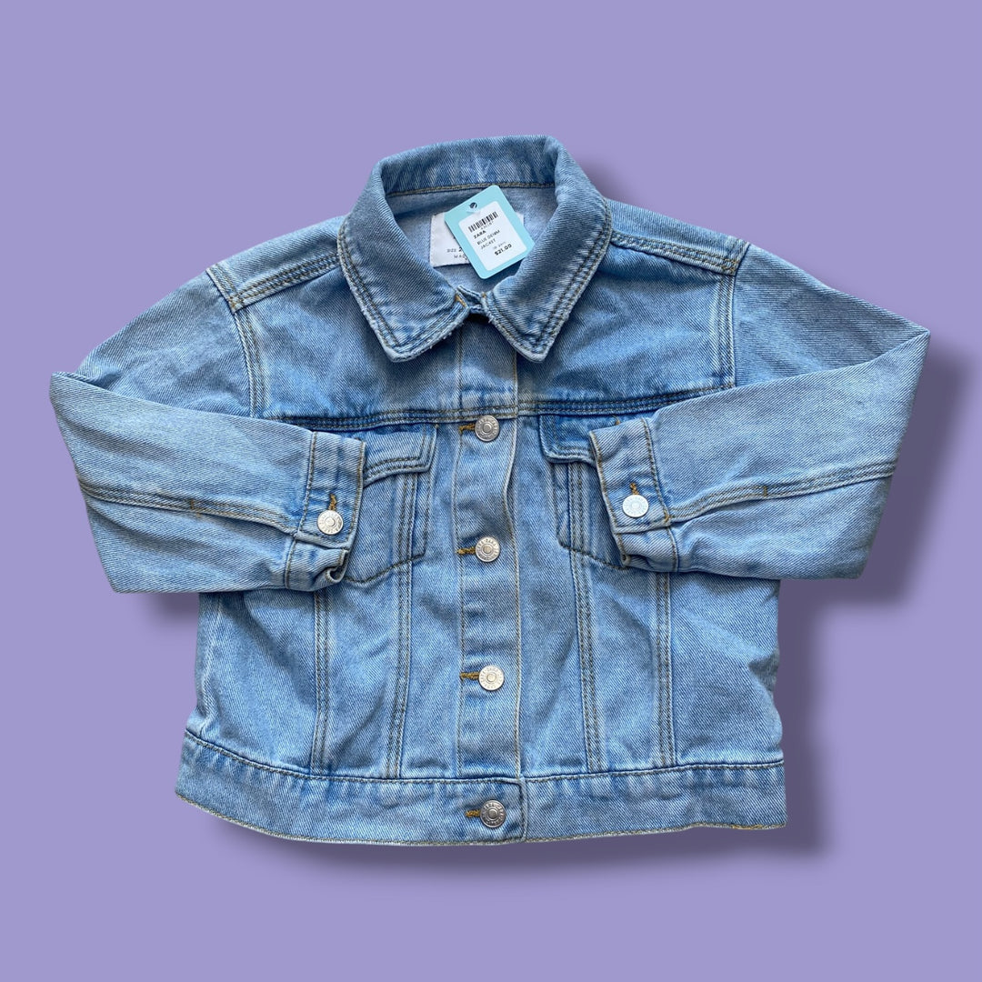 Blue Zara Denim Jacket, 18-24m
