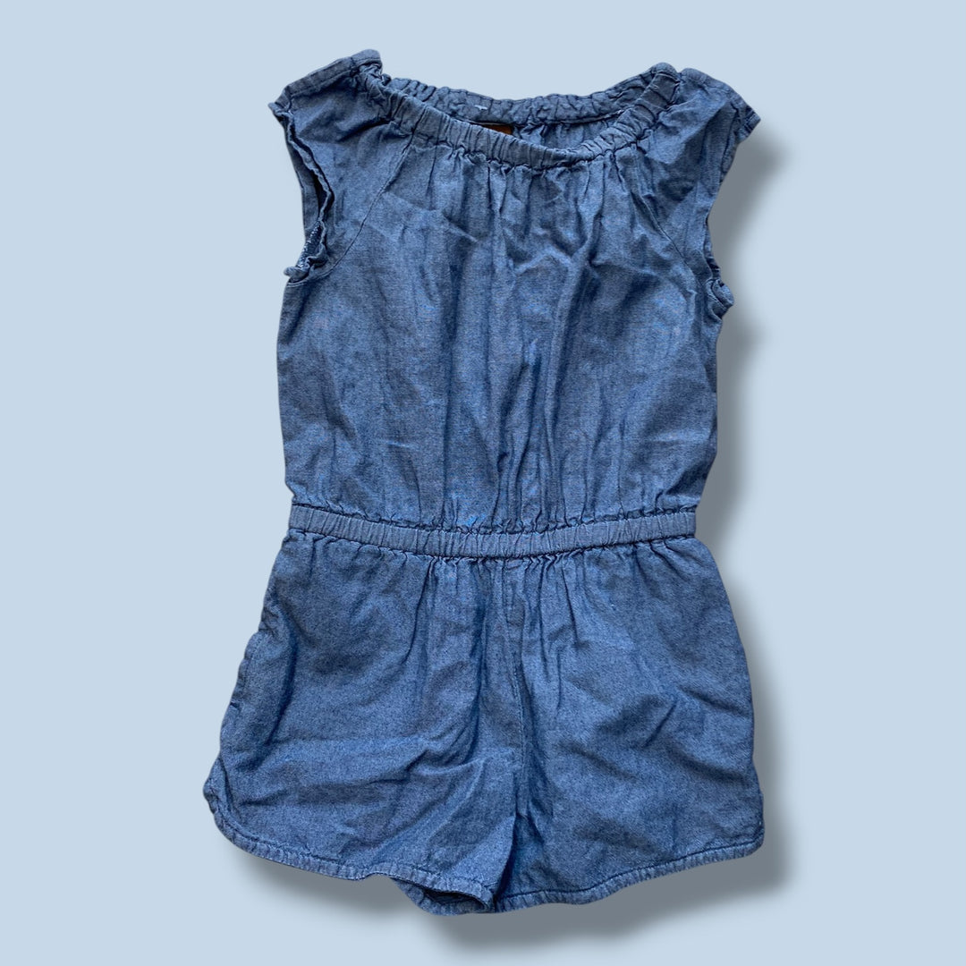 Blue Tea Romper, 3Y