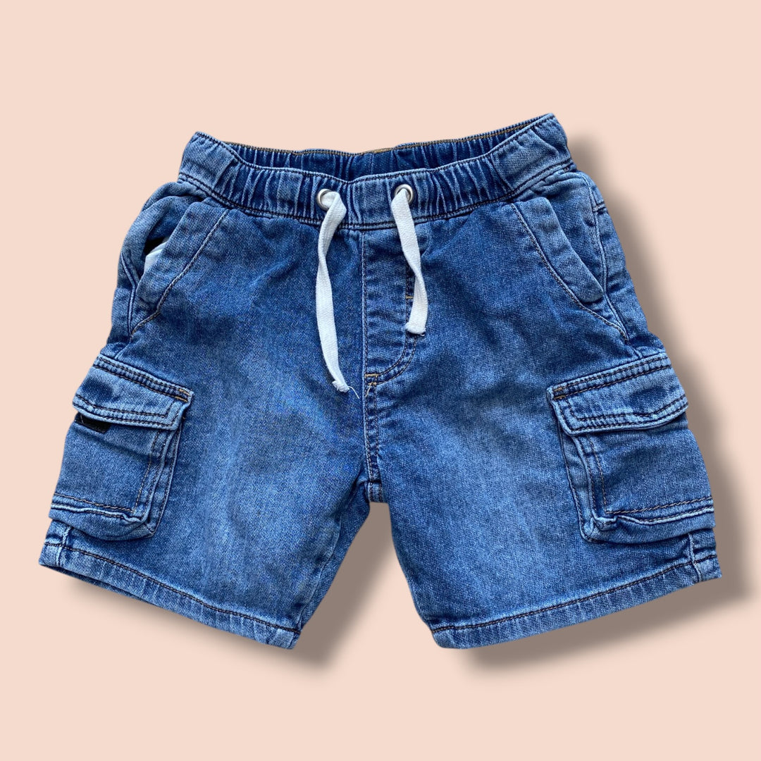 Blue Minymo Denim Shorts, 6Y