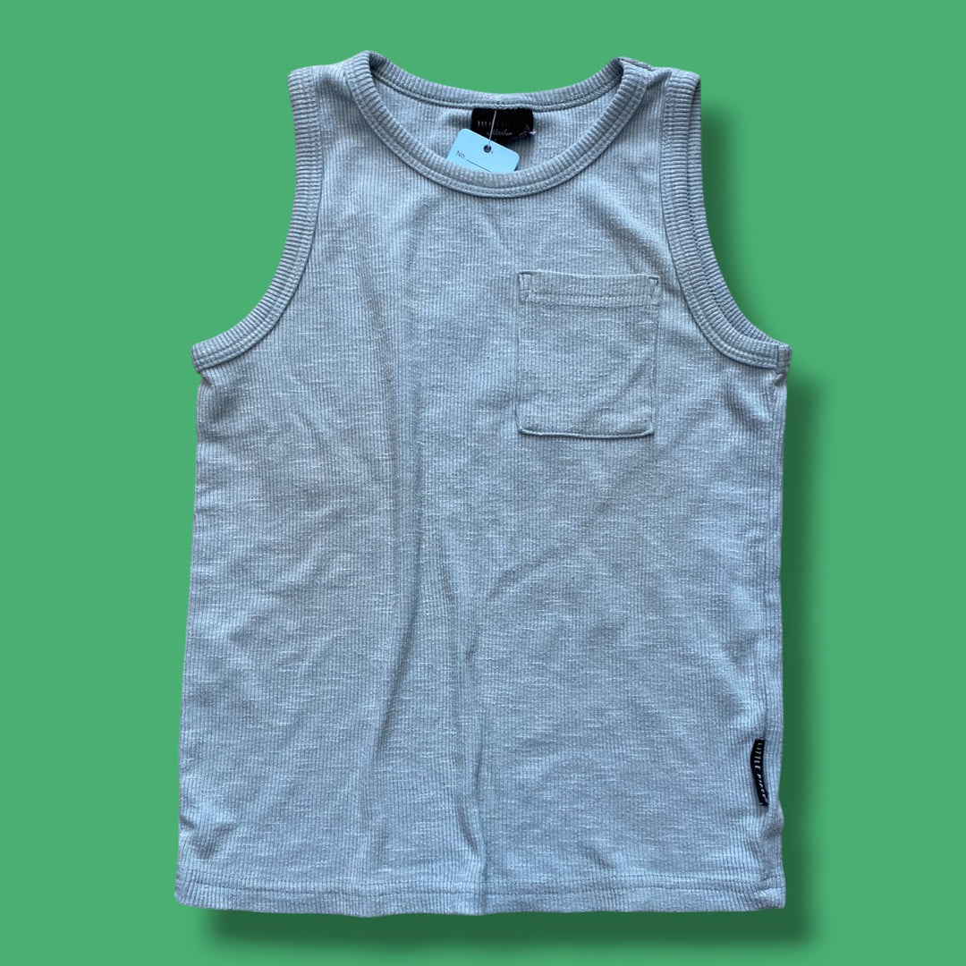 Mint Little Bipsy Tank Top, 4-5Y