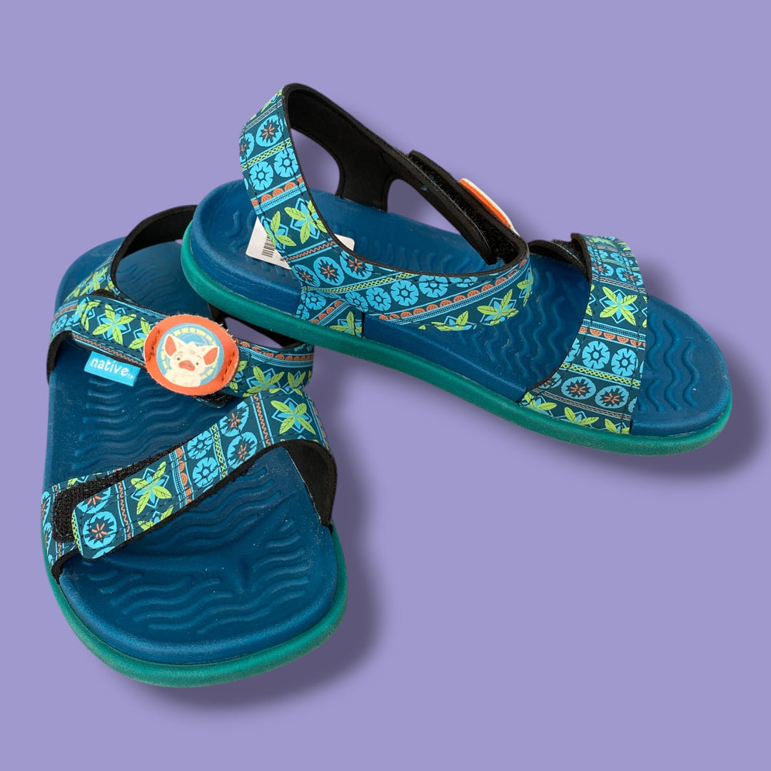 Blue Native Encanto sandals, 12.0