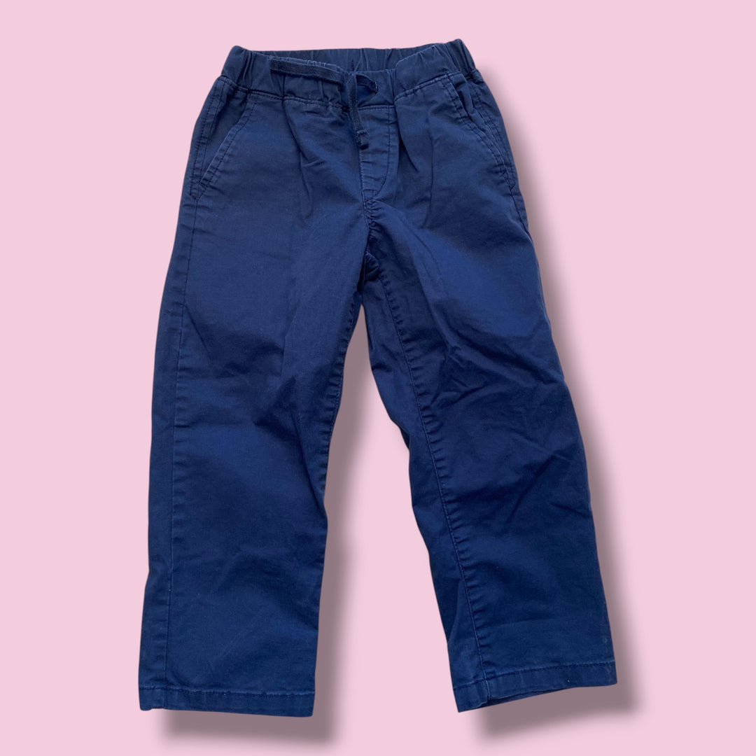 Blue gap elastic waist pant, 4y