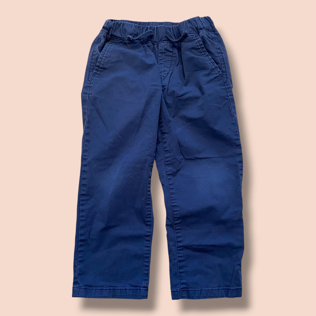 Blue gap elastic waist pant, 4y