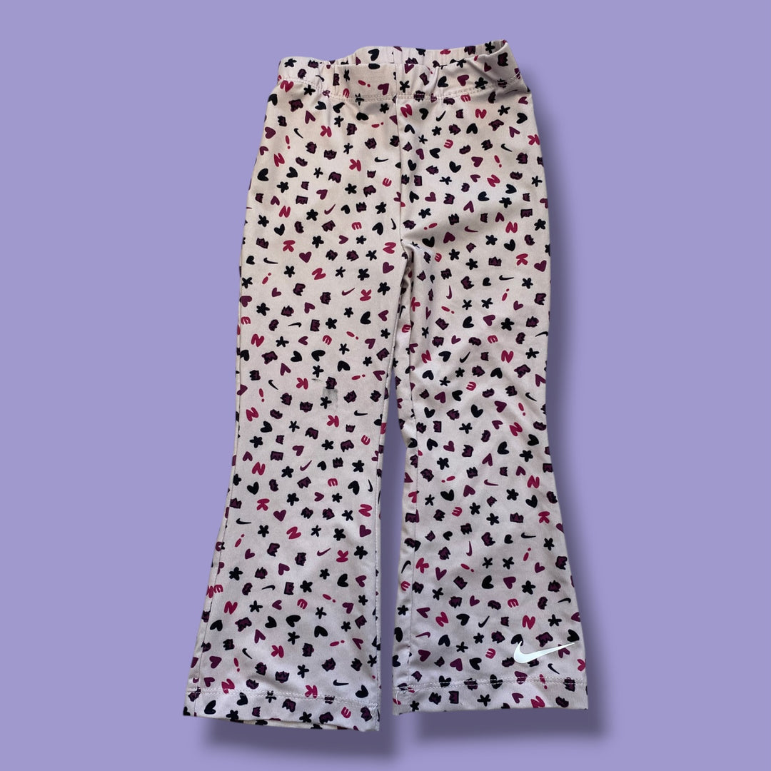 purple Nike drifit pants, 3Y