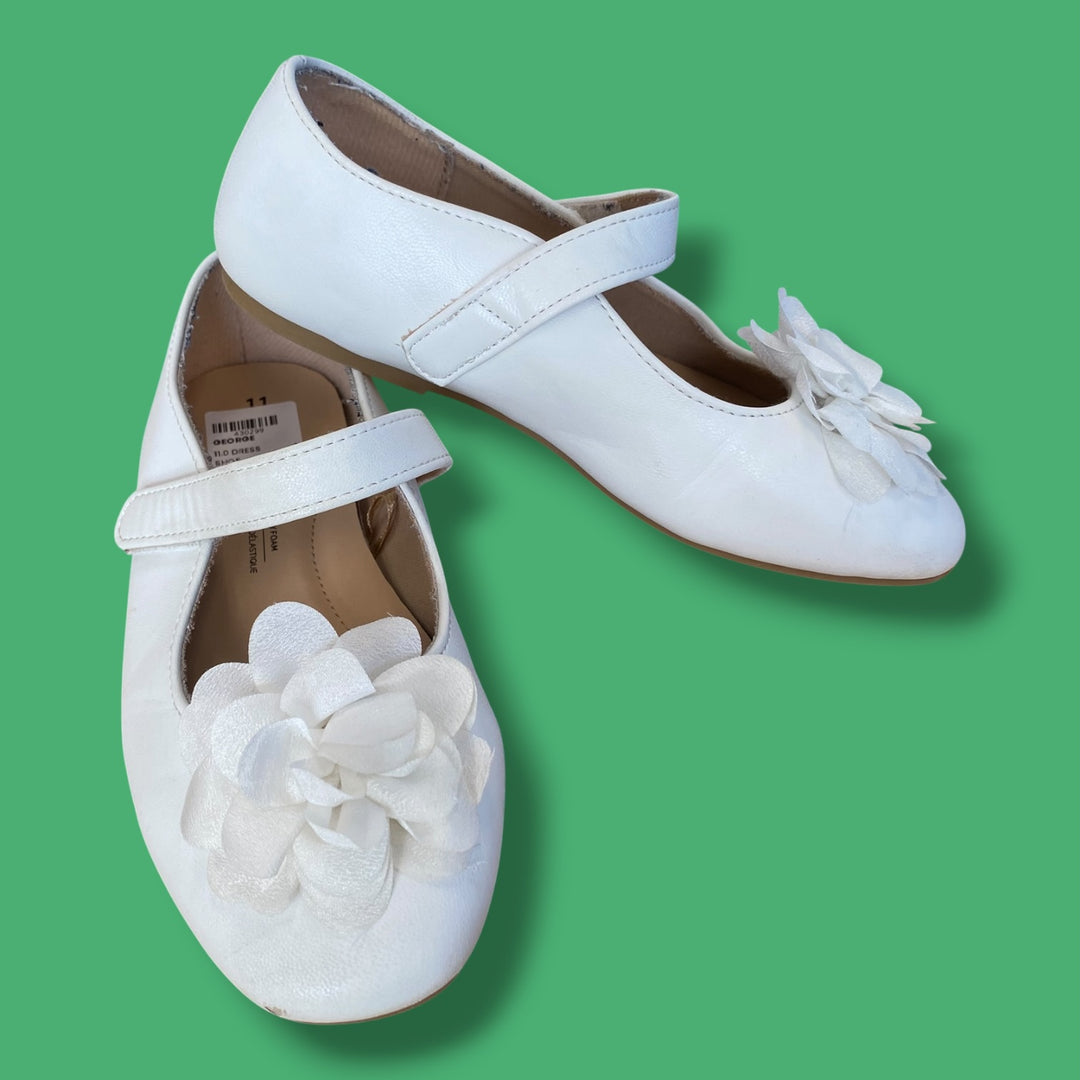 11.0 george dress shoe, white