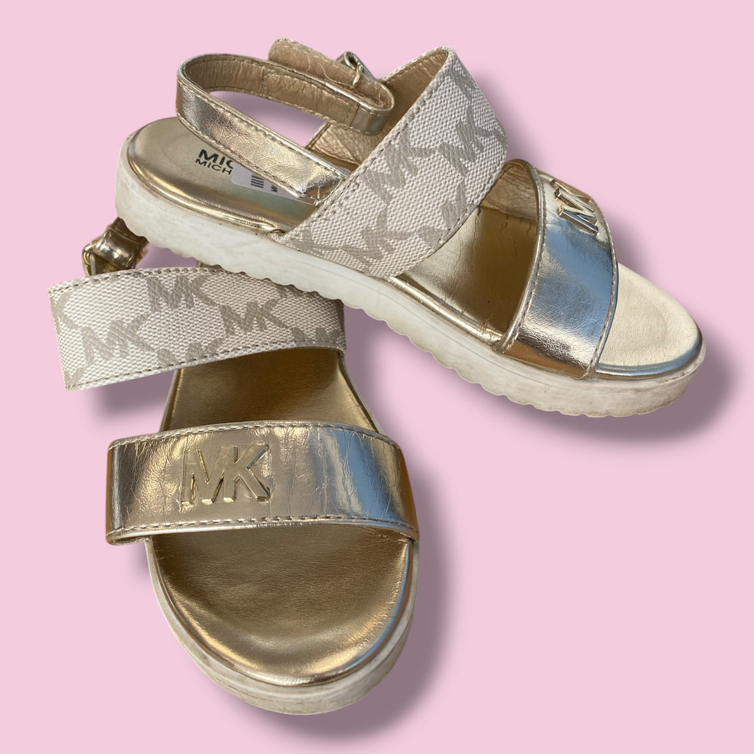 10.0 michael kors sandal, gold