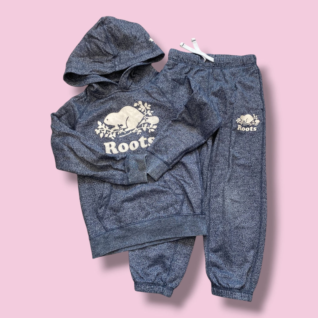 blue roots sweatsuit, 7-8y