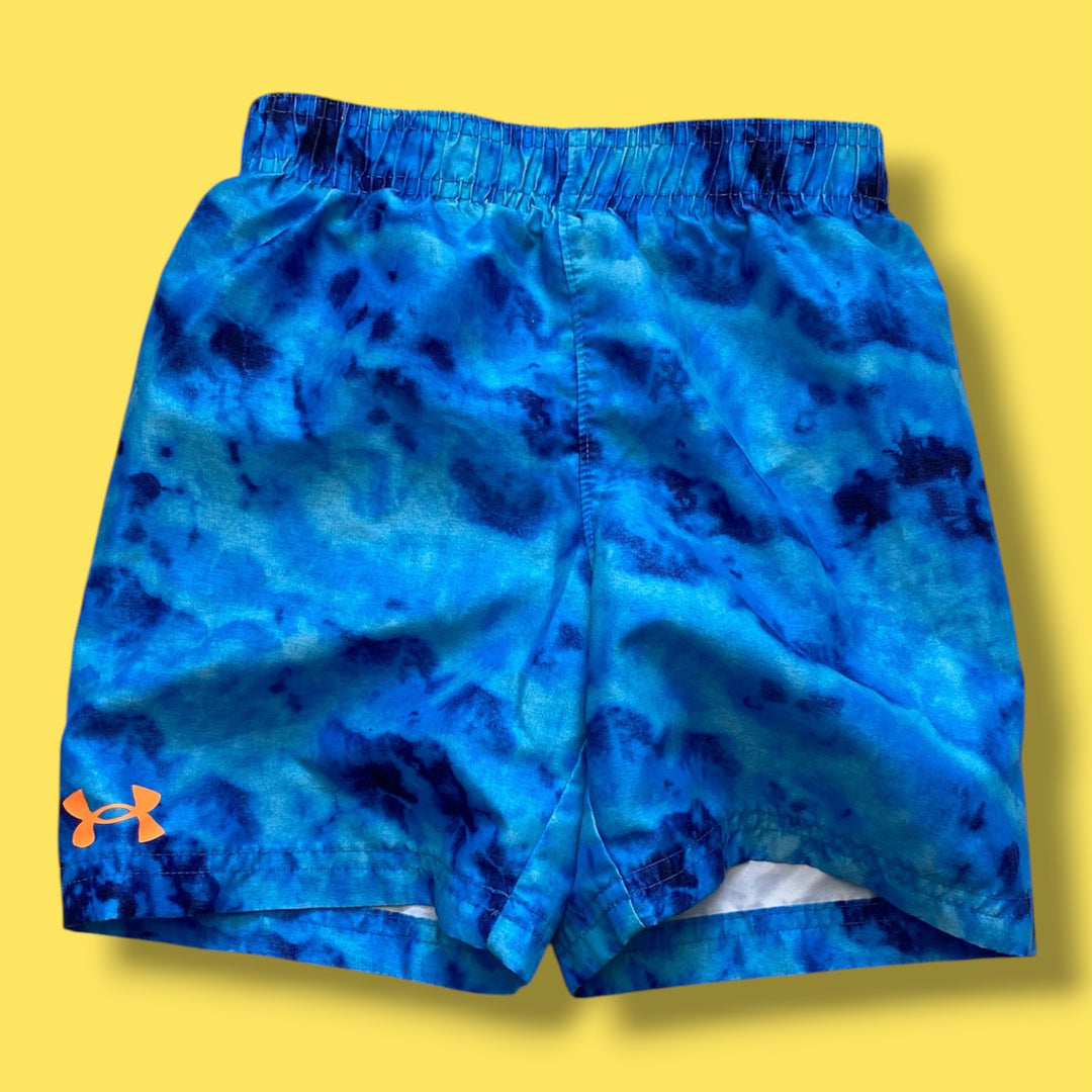 blue under armor swim trunks, 4Y