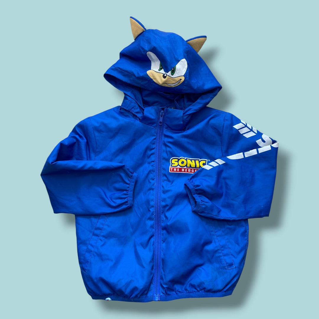 blue h&amp;M sonic jacket , 3/4y