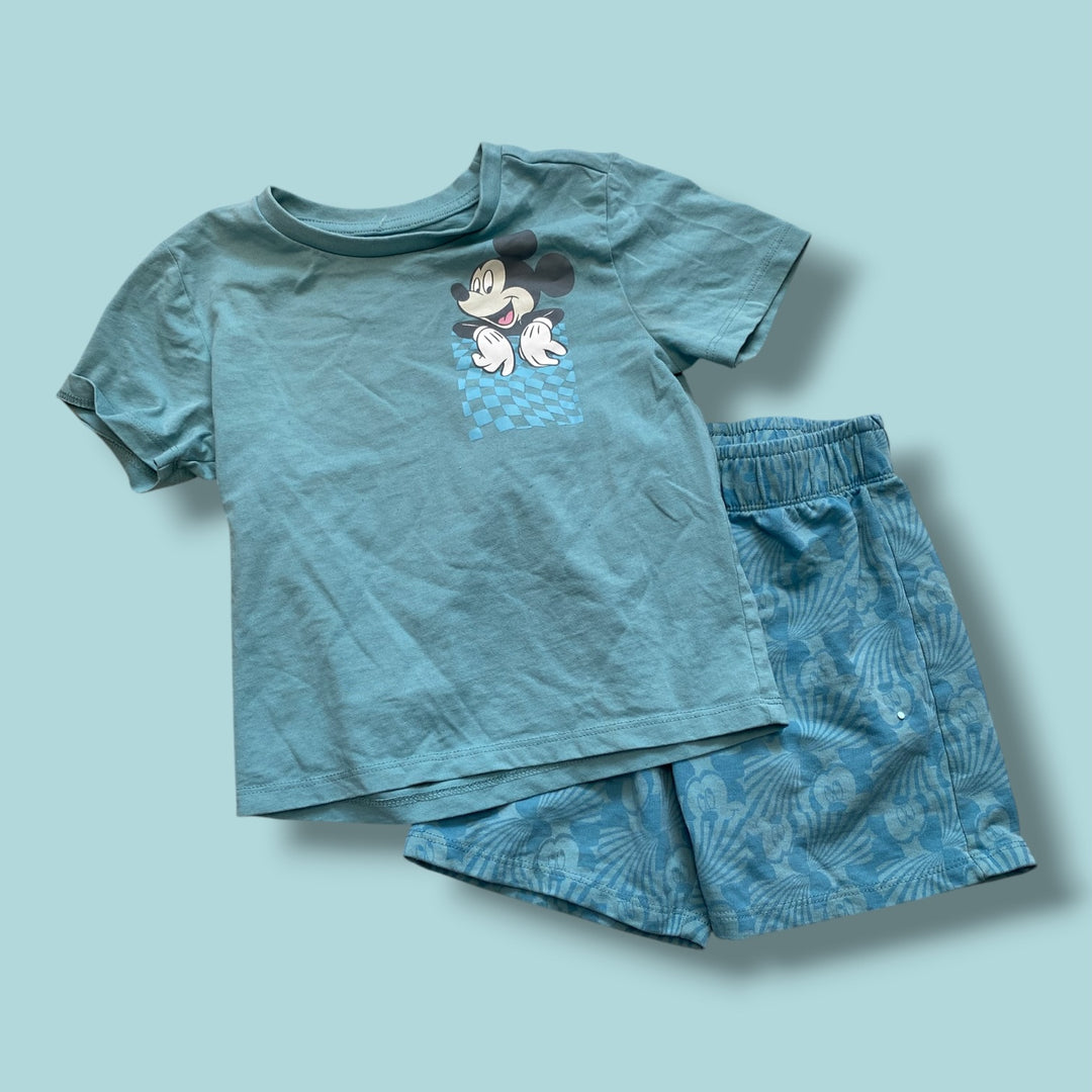 blue mickey set, 4T