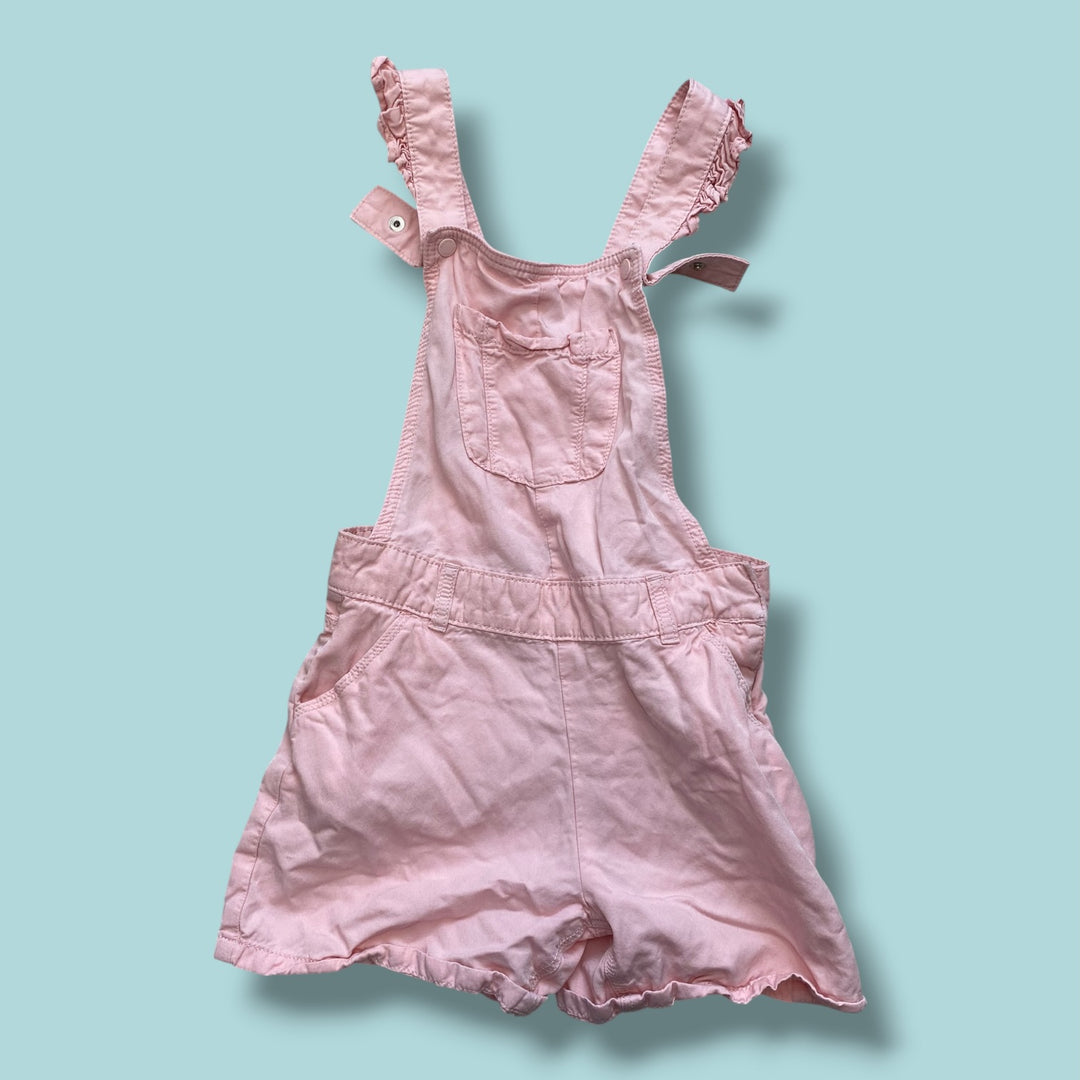 pink oakidi overalls, 8y