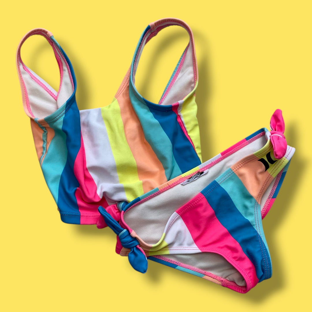 pink Hurley swim *some pilling, 4y