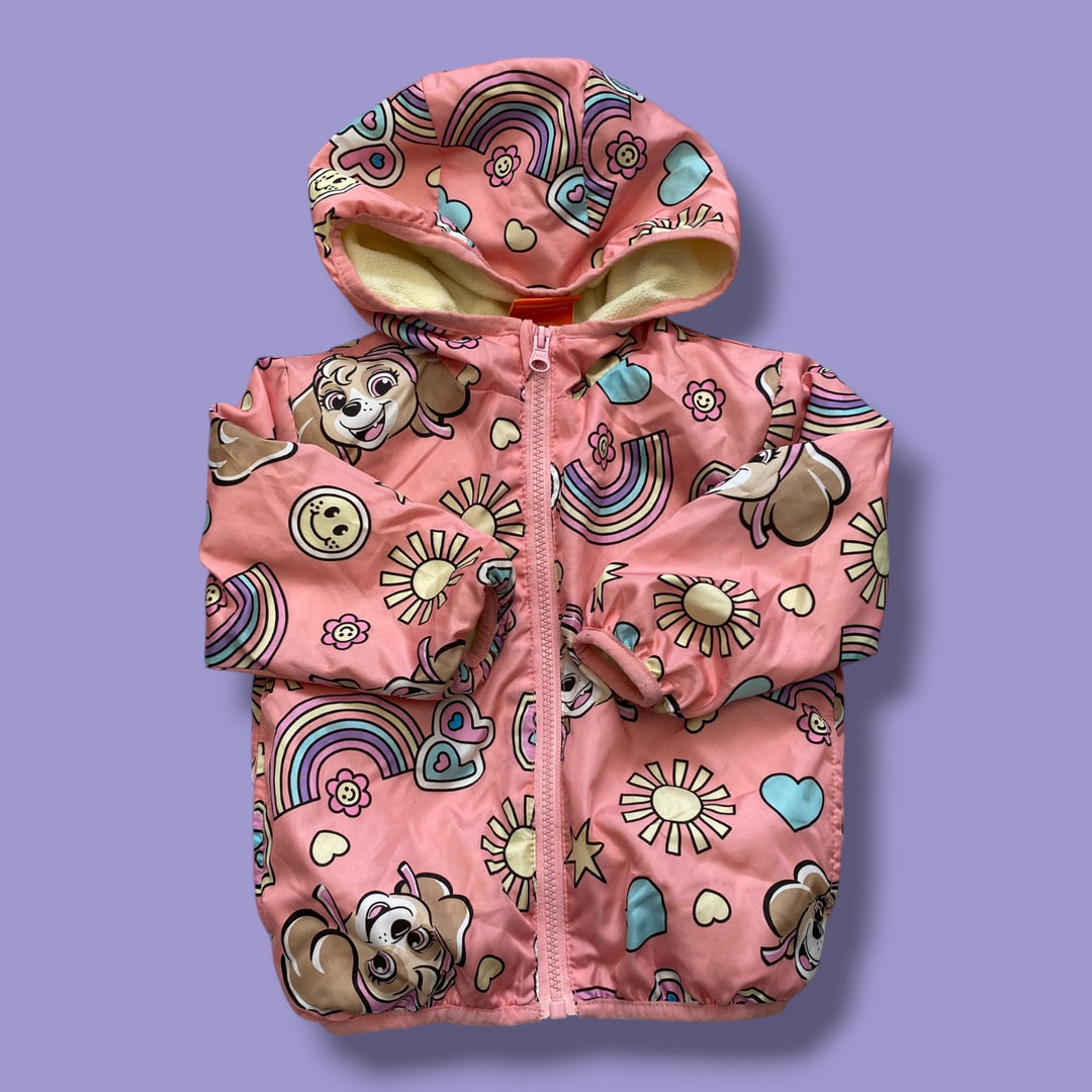 pink paw patrol jacket, 2Y