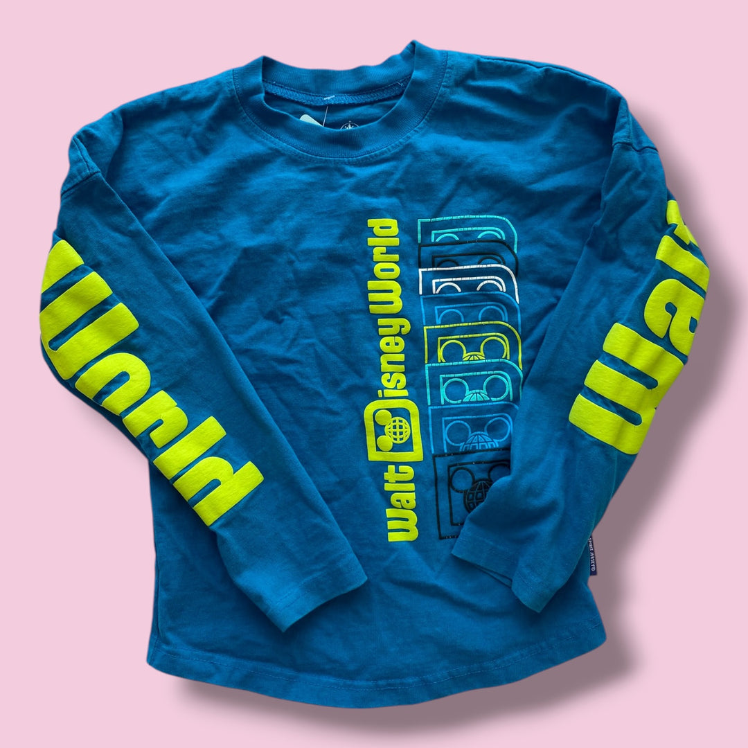 blue disney store long sleeve, 4T