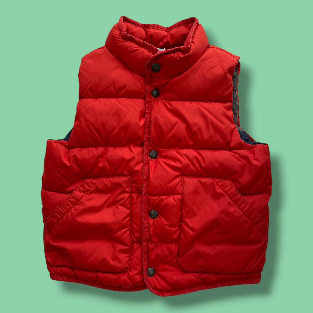 red Gap padded vest, 4y