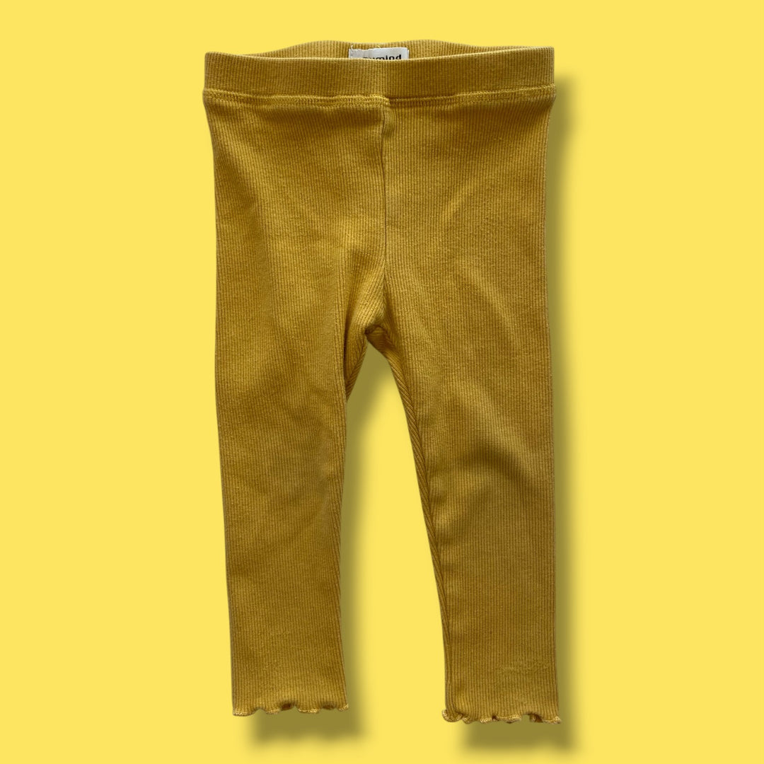 yellow Blumind ribbed pant, 18m