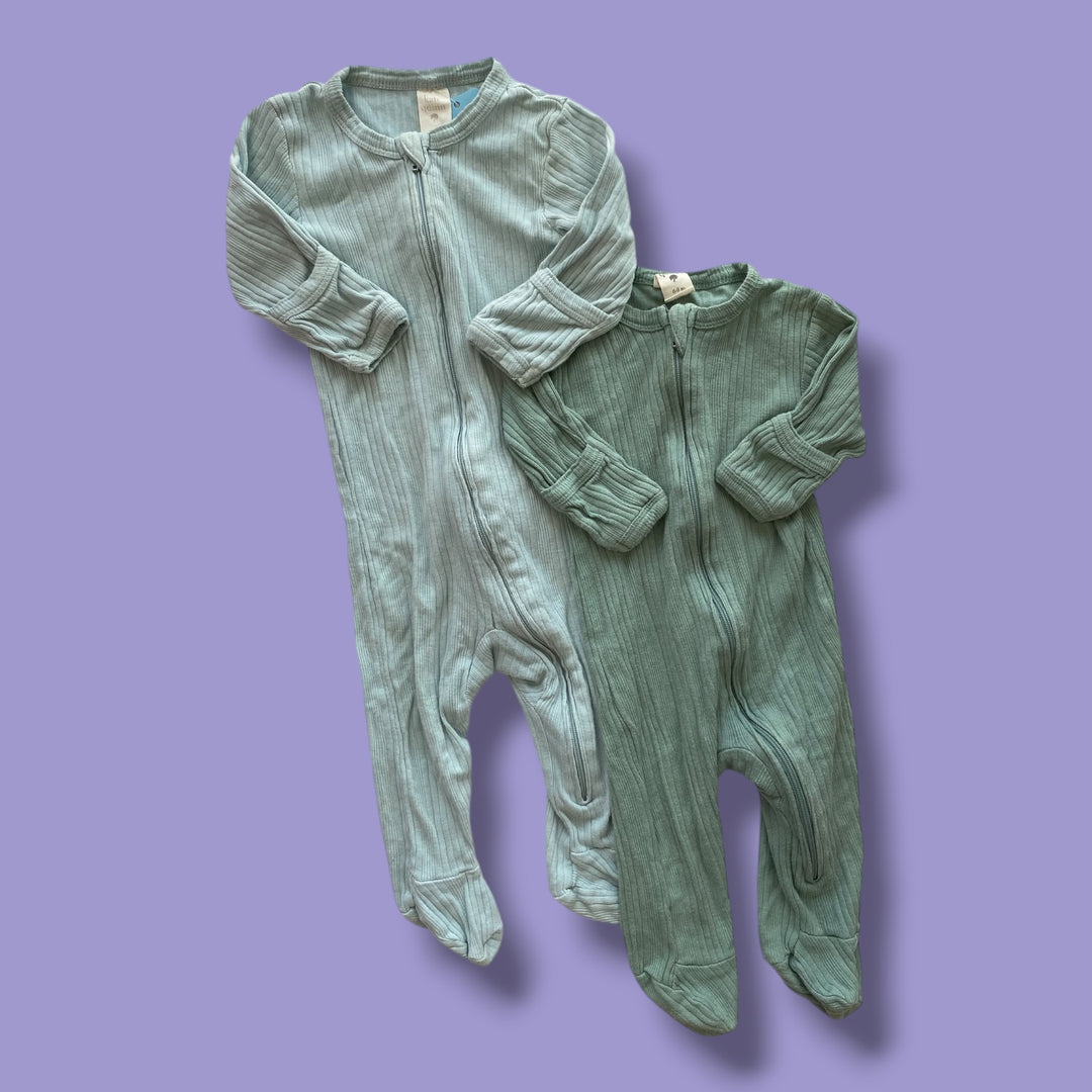 Blue Kate Quinn set of  sleepers, 6-9m