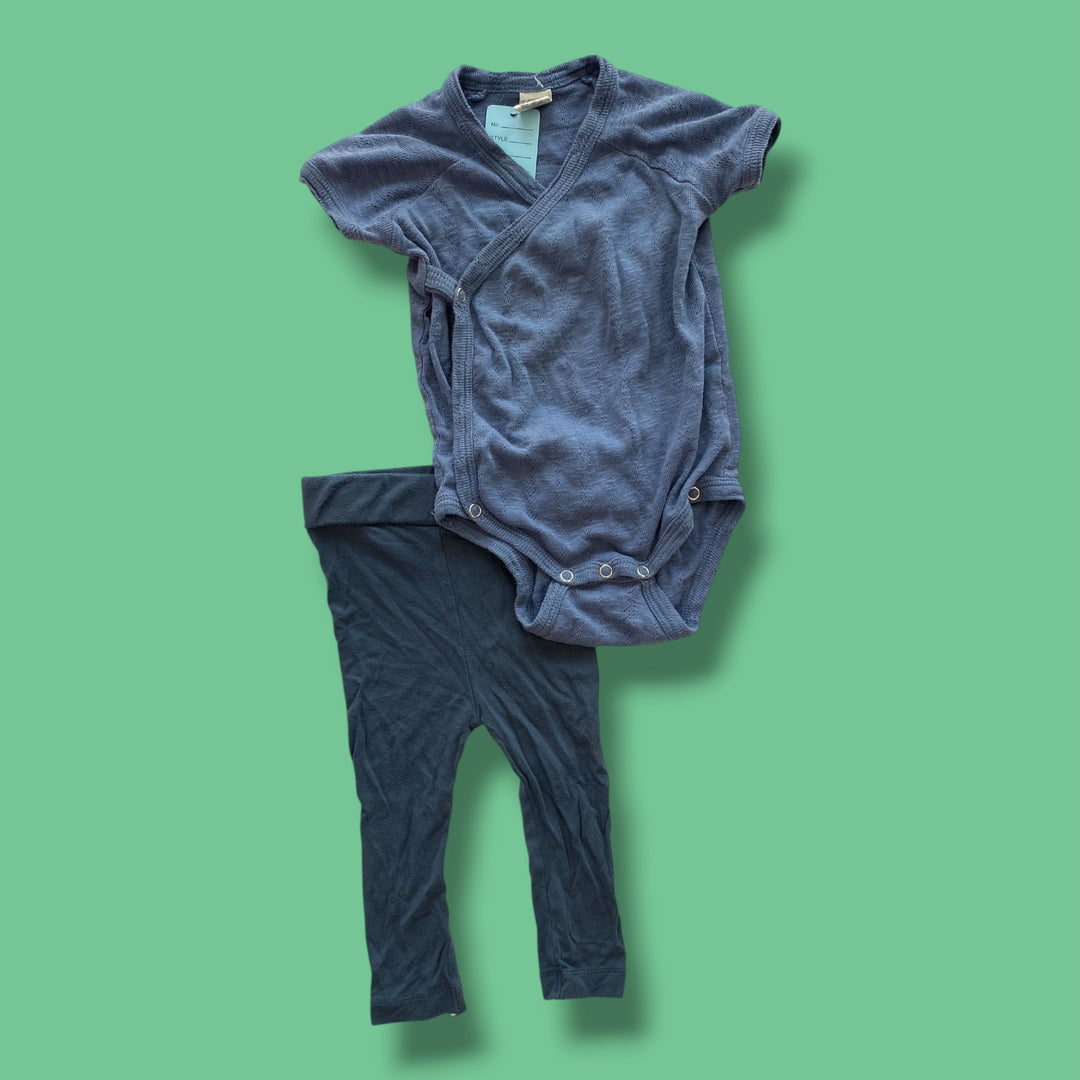 Blue Kate Quinn set , 6-12m