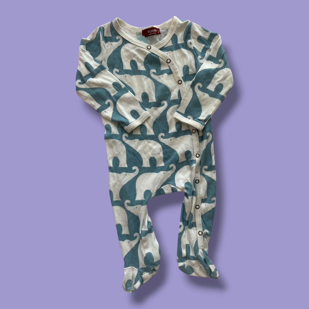 White Milkbarn sleeper, 6-9m