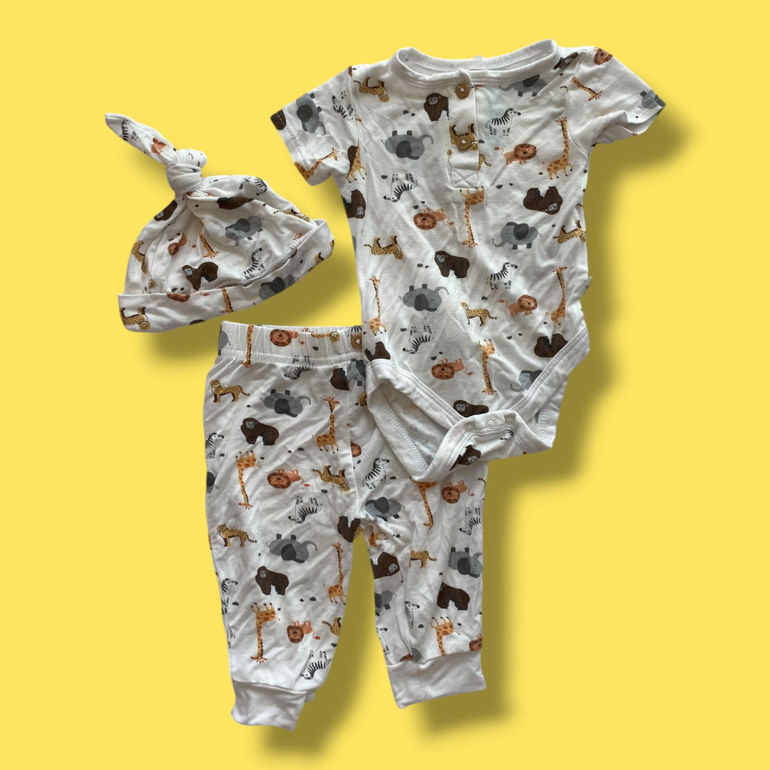 White milkberry set, 0-3m
