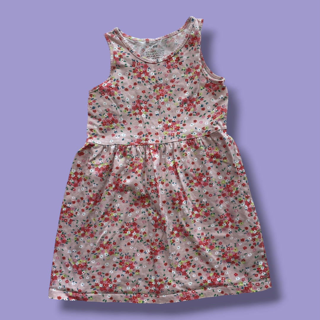 3/4y h&amp;m dress, pink