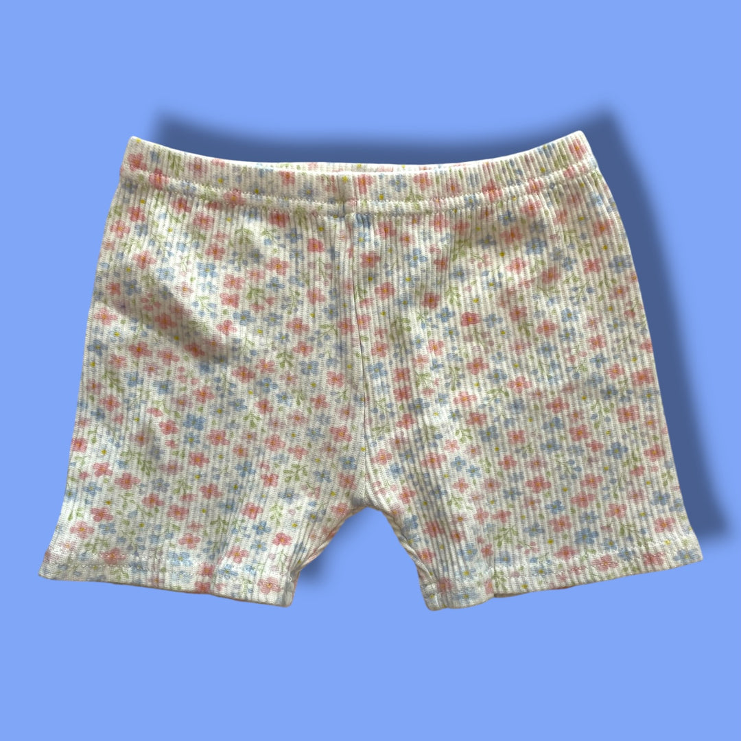 black roobear ribbed shorts, 4Y