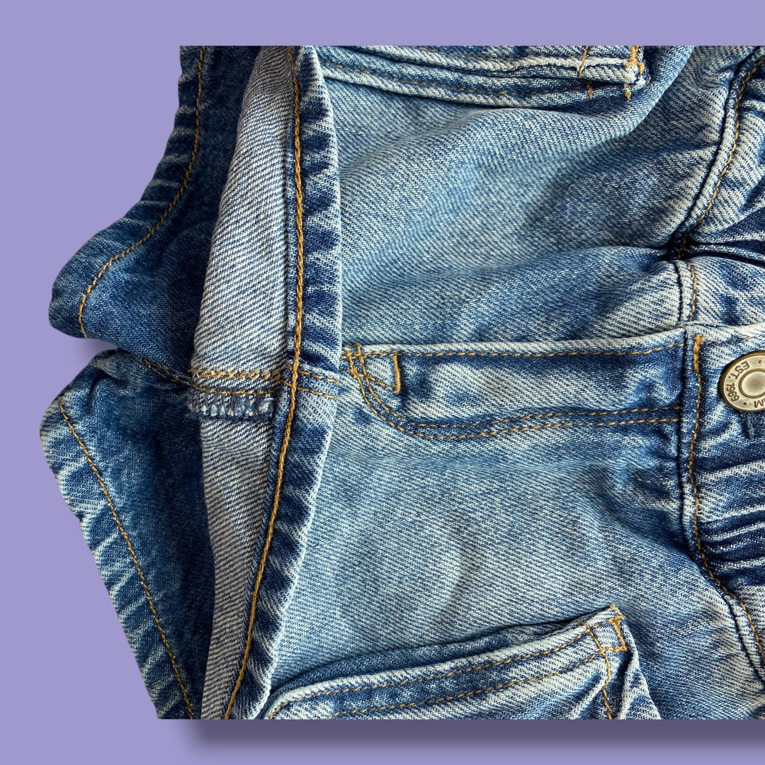 blue gap denim skort, 4Y