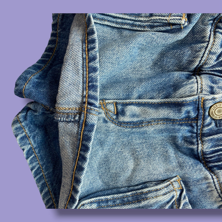 blue gap denim skort, 4Y