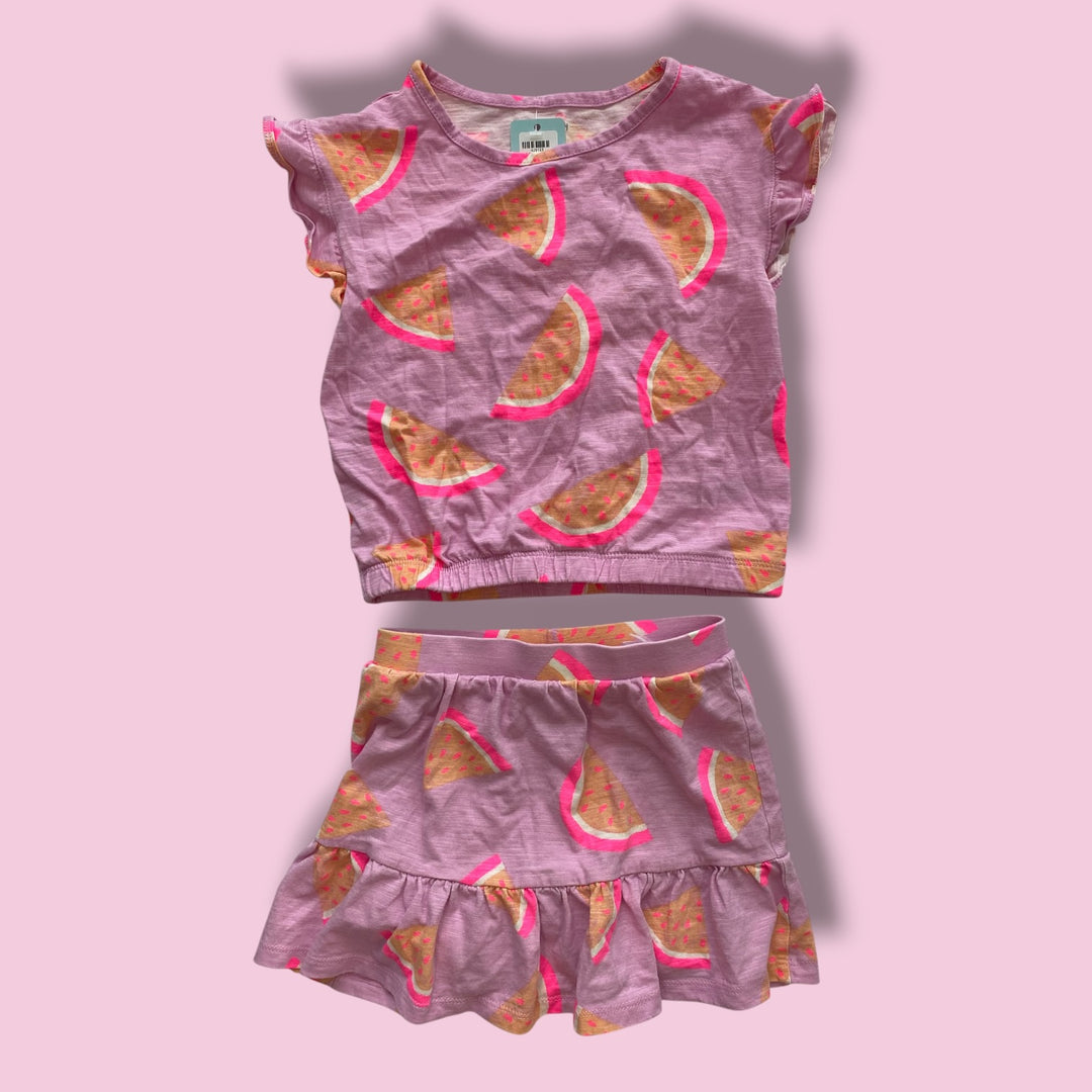 pink joe 2 piece set, 4Y