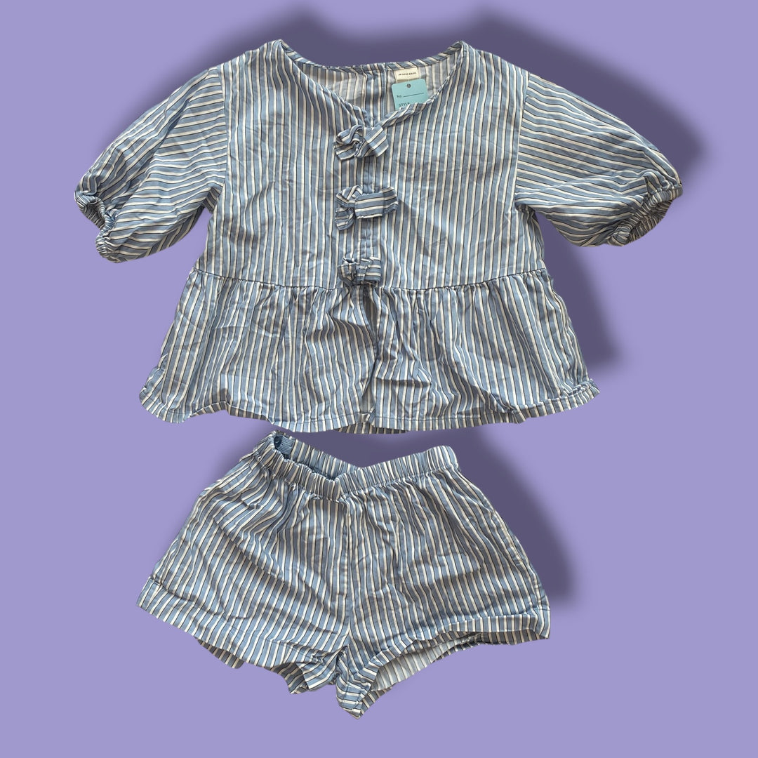 blue h&amp;M 2 piece set, 4Y