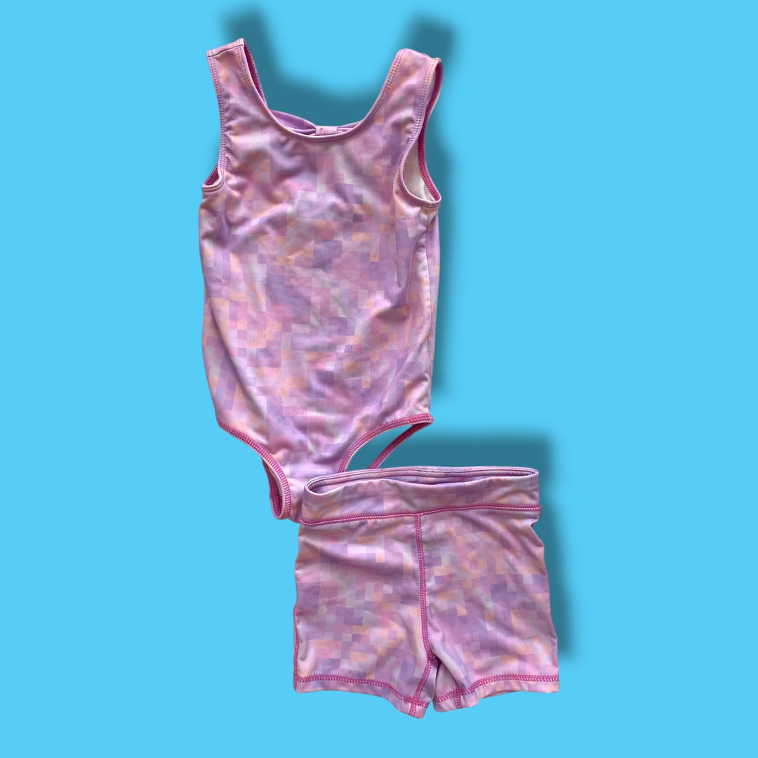 purple joe dance set, 4Y