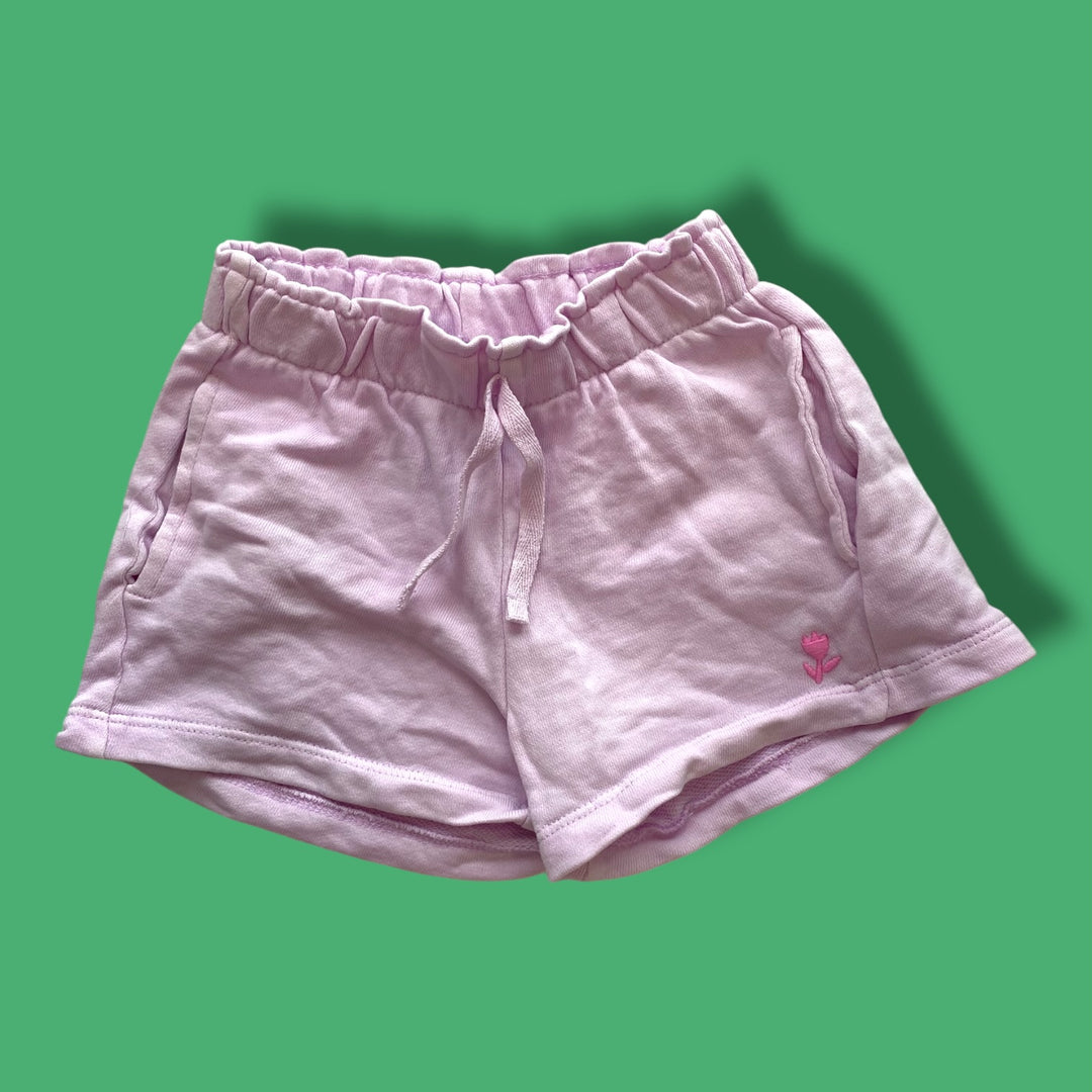 purple zara shorts, 4Y