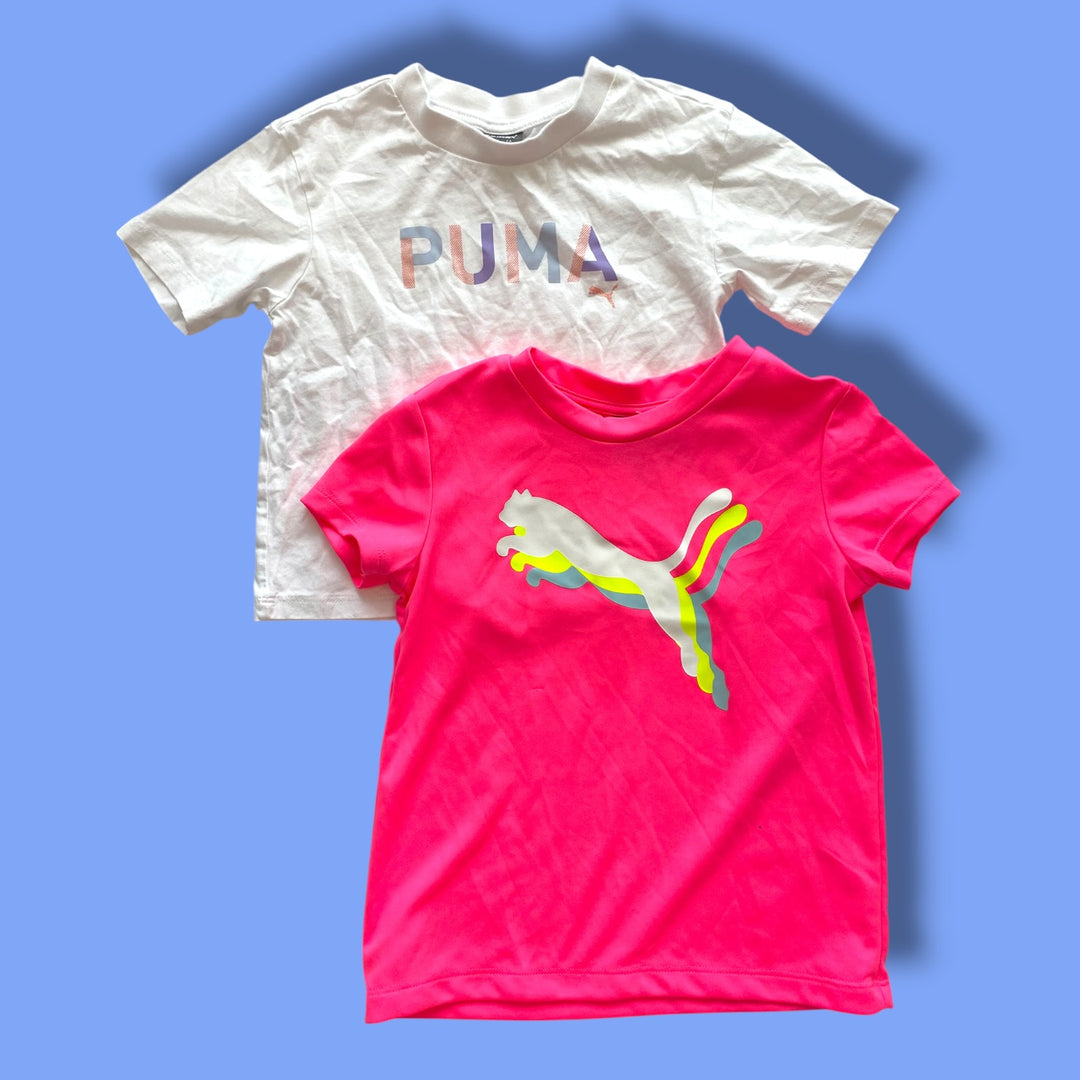 puma set of 2 t-shirt, 4Y