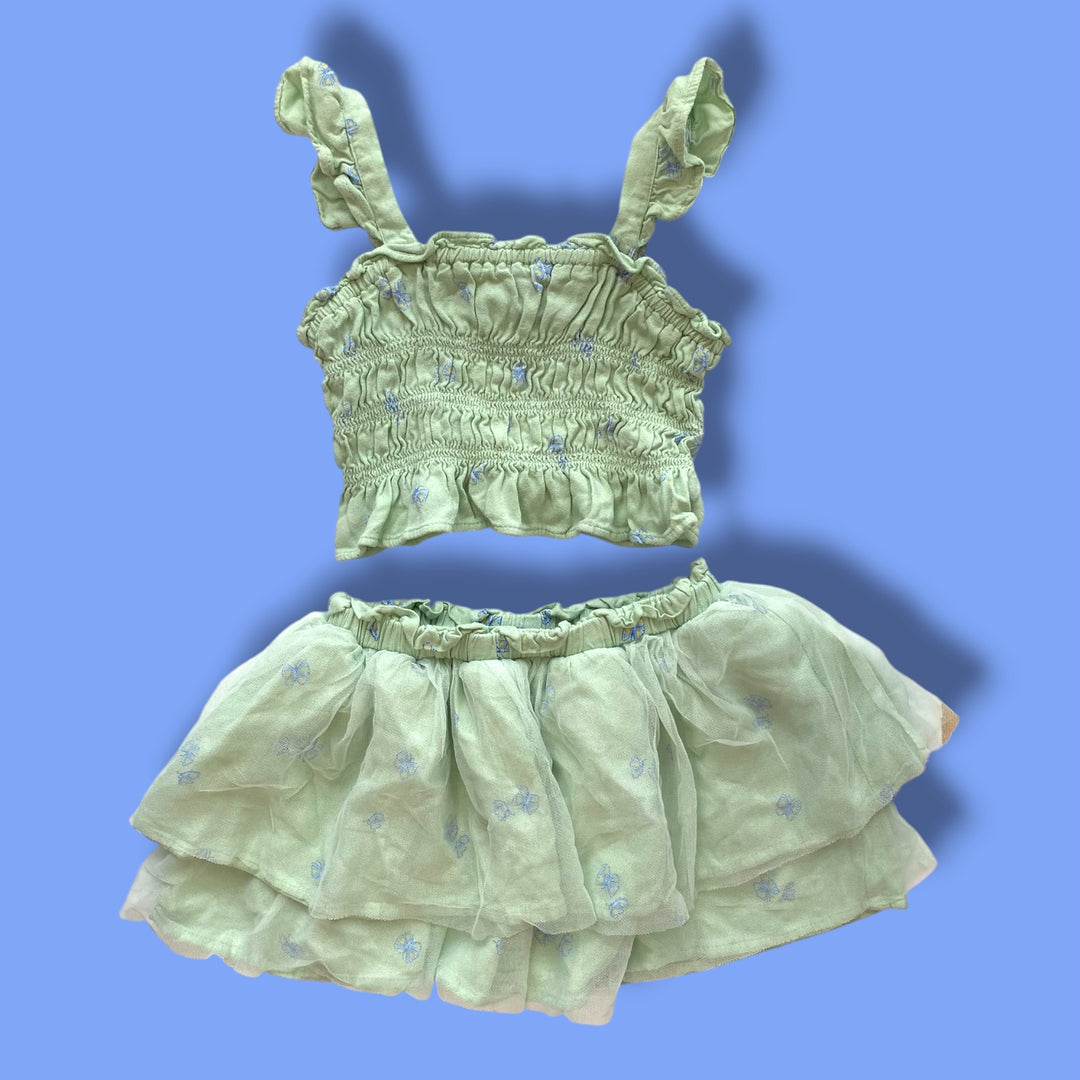 green Old Navy 2 piece set, 3y