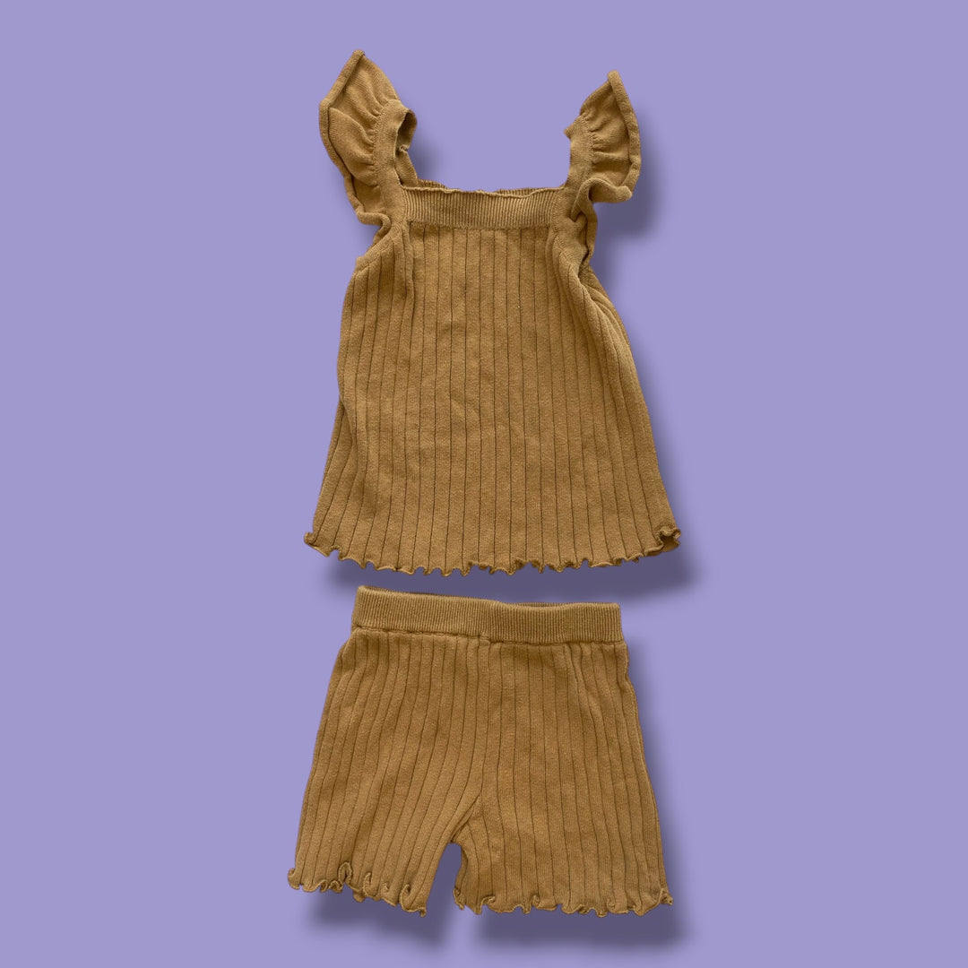 brown Mebie Baby 2 piece set, 3y