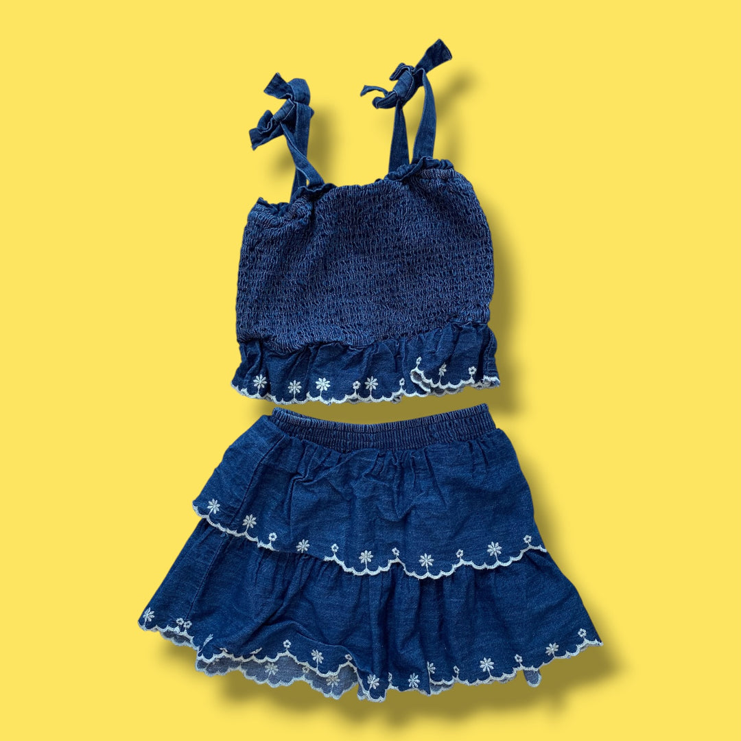 blue old navy 2 piece set fits 4y, 4Y