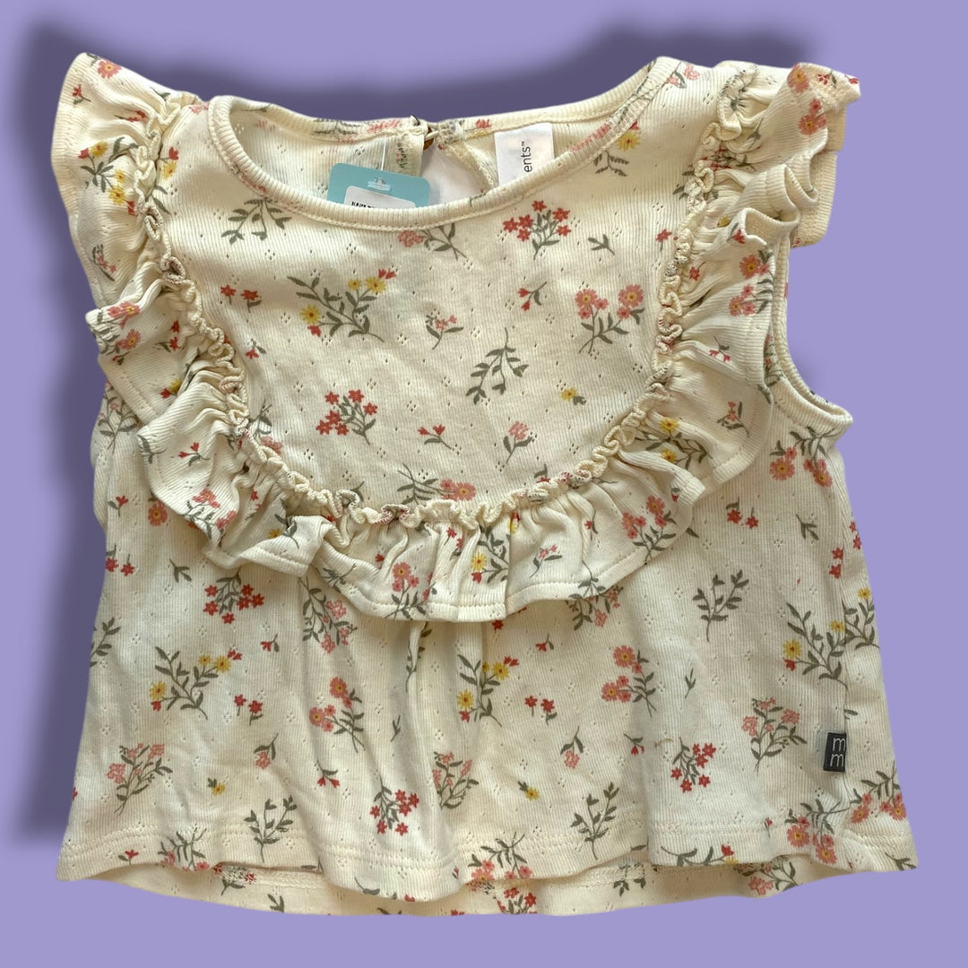 beige modern moments t-shirt, 4Y