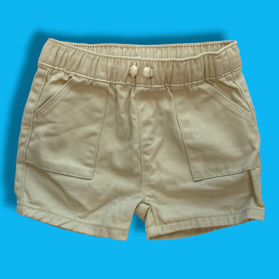 tan old navy shorts, 12m