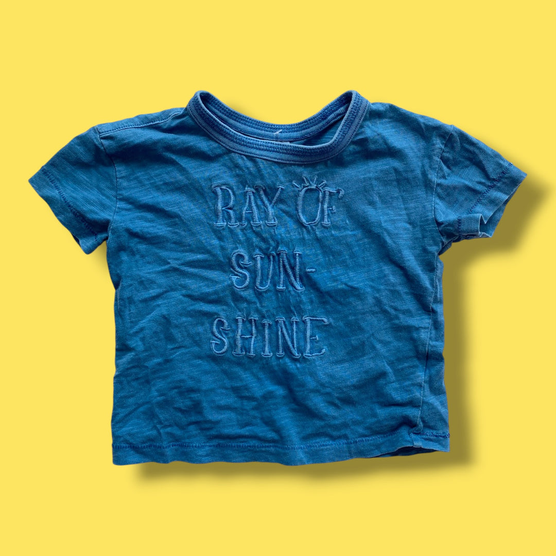 blue carters tee, 12-18m