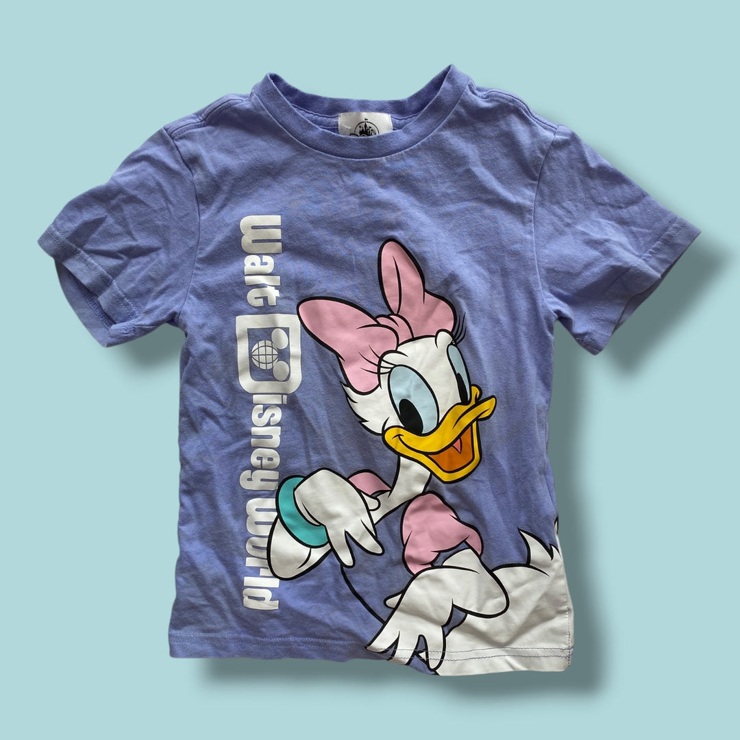 purple disney store t-shirt, 5/6y