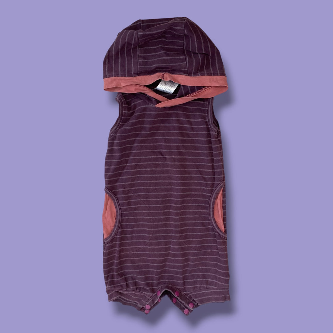 Purple Lune &amp; Luciole Romper, 2Y
