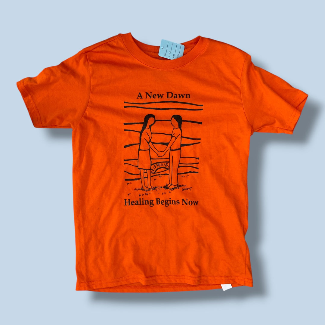 Orange Small Shop Shirt, 7-8Y